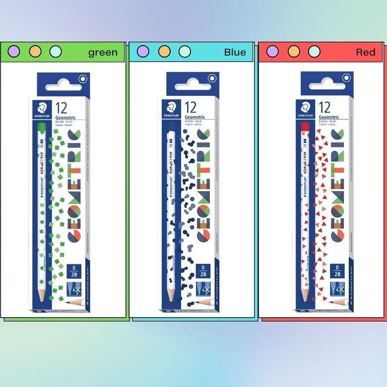 

Staedtler Pensil Geometri 2B 1 Box - Isi 12 Pcs