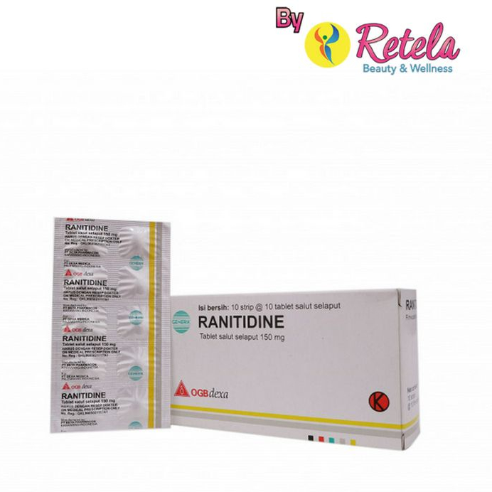 Ranitidine 150mg 1 Blister 10 Tablet