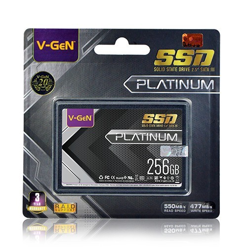 SSD V-GEN VGEN PLATINUM 256GB SATA 3