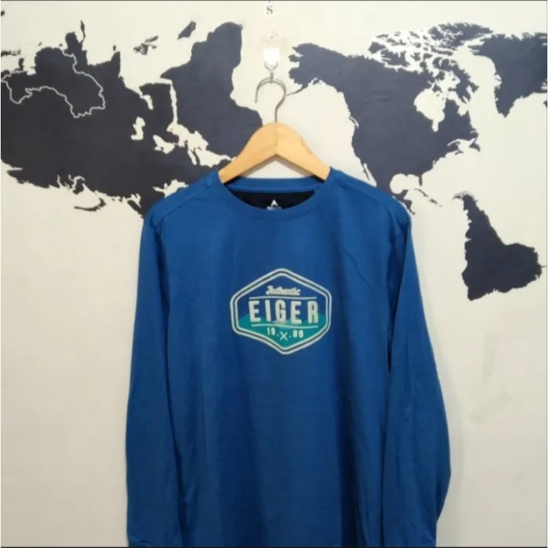 KAOS EIGER T-SHIRT EIGER TANGAN PANJANG CRAGSMAN 1989