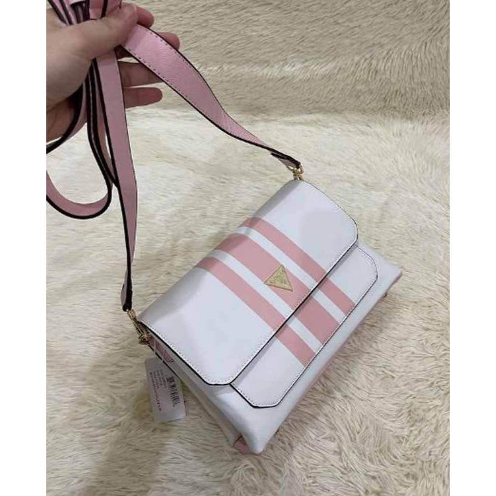 Tas Selempang Wanita Guess Yentiva Slingbag PU Leather – Shoulder Bag Fashion Wanita Elegan - Factor