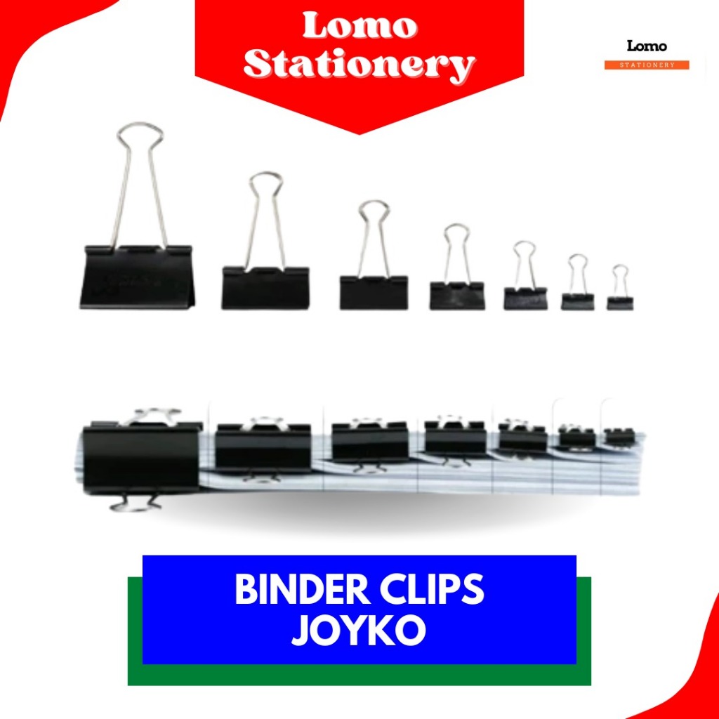 

Binder Clip Klip Penjepit Kertas Joyko 105 ~ 155