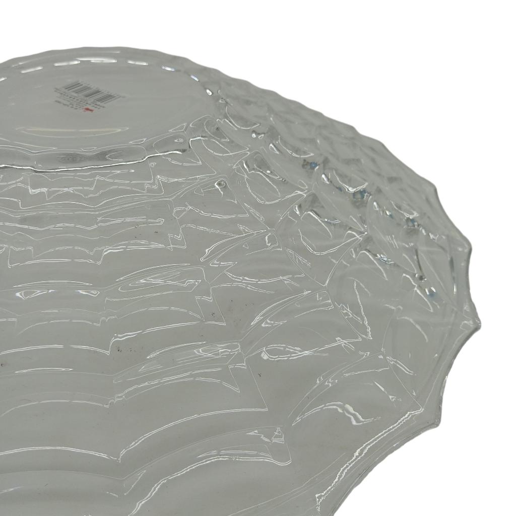 Yujin Piring Buah Kaca / Glass Fruit Platter Ceper Besar Kaca Berkualitas Wadah Buah Makanan Elegant