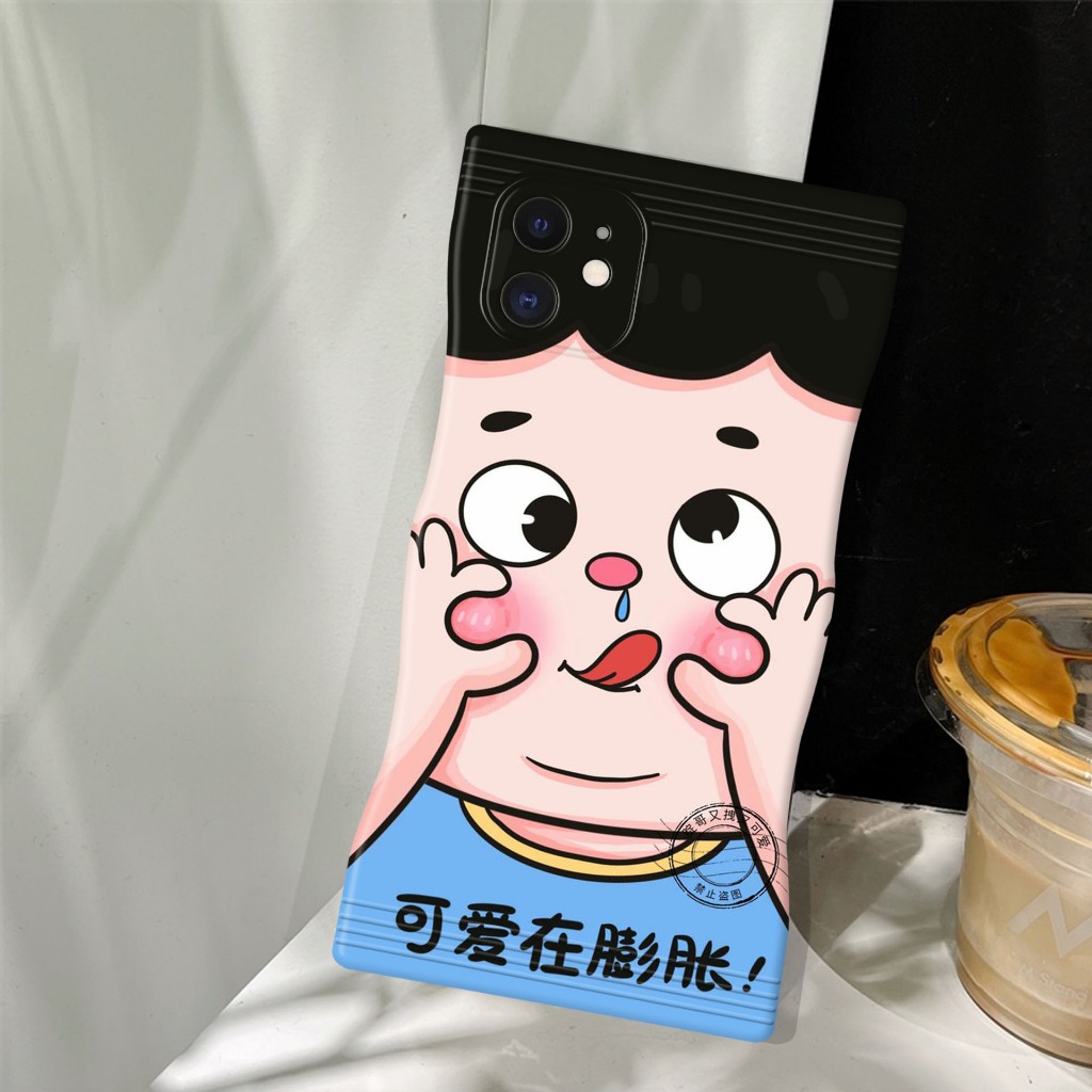 #1520 Case Bungkus Snack UGLY CUTE for oppo a5s a12 a16 a15 a57 vivo y22 y12 y21 realme c35 c20 iphone 11 12 13 xr xs 7 7+ samsung a13 a12 a32  a03s redmi note 9 9a 9c