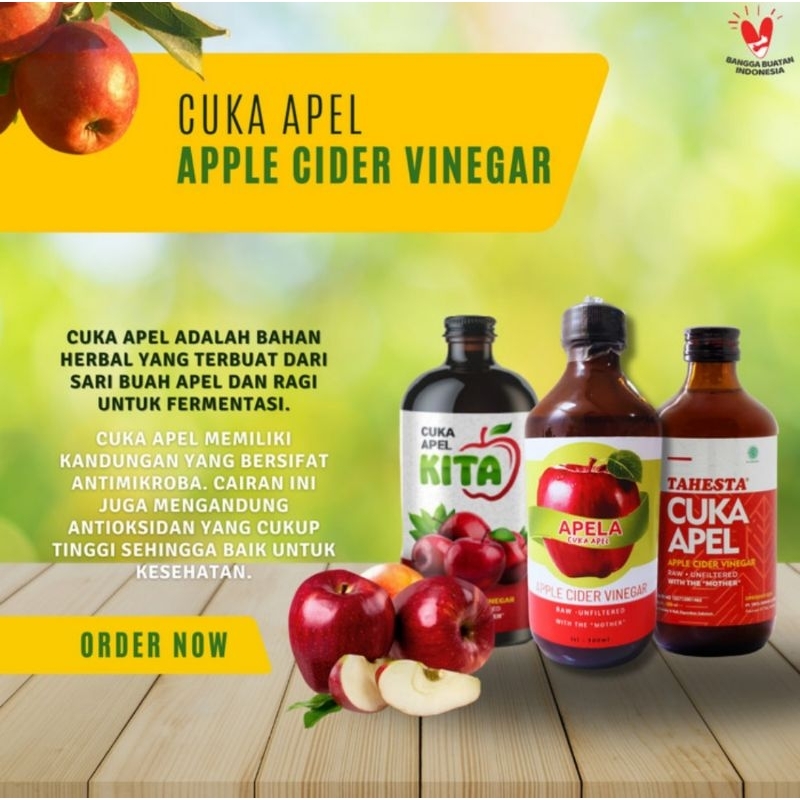 

Cuka Apel Apela 300ml