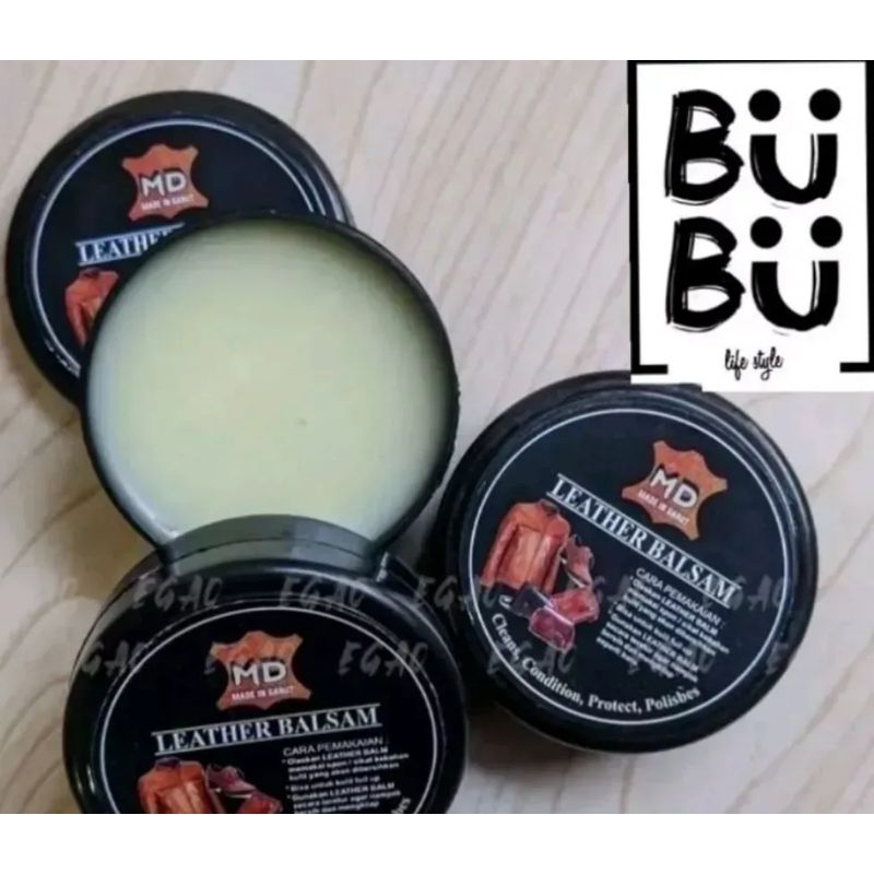 

Leather Balm Cleaner Pembersih Noda Dan Perawatan Tas Sepatu Jaket Dompet 50gram