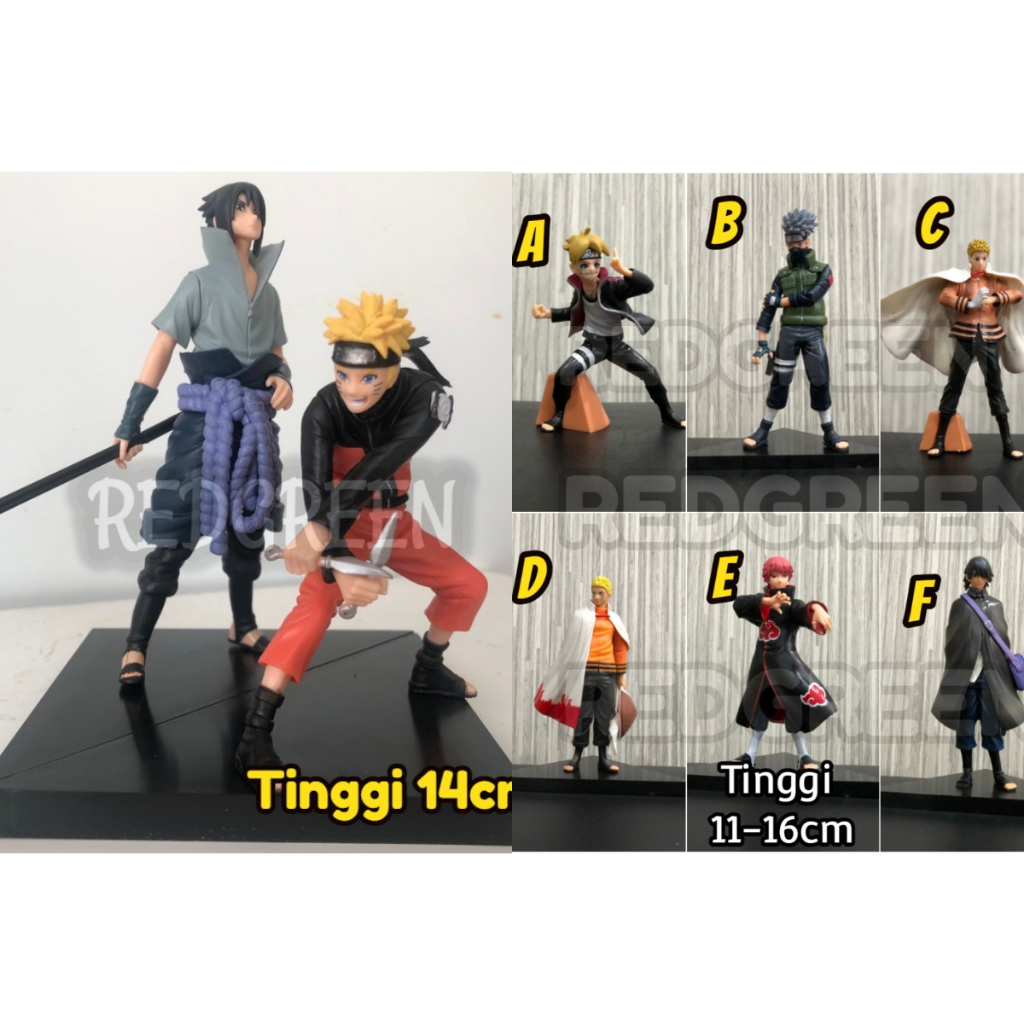 Action Figure Anime Naruto Sasuke figure naruto anime besar atau jumbo no random topper kue