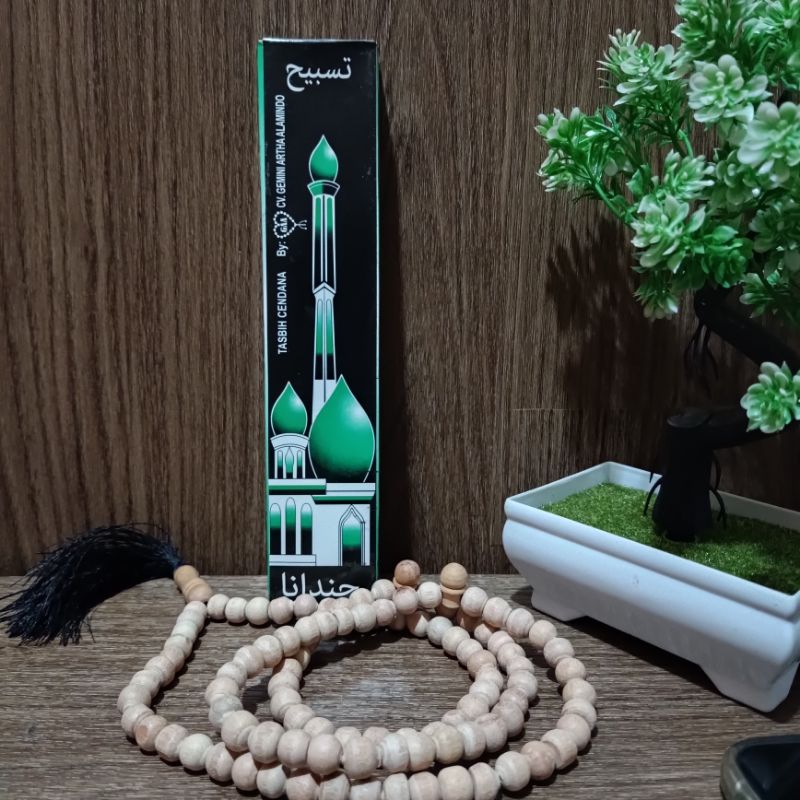 Tasbih kayu cendana 99 butir