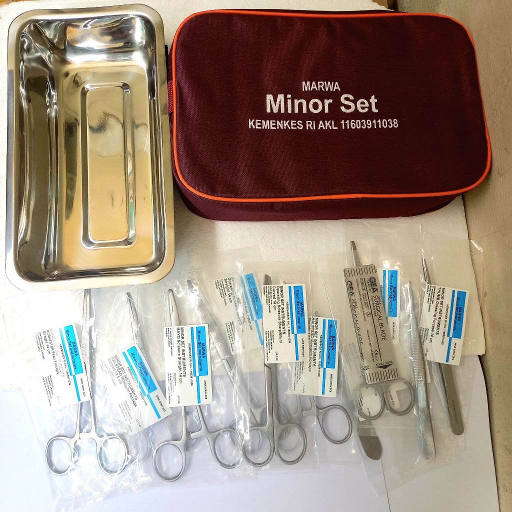 MARWA Minor Set AKL / Instrumen Set Bedah Minor