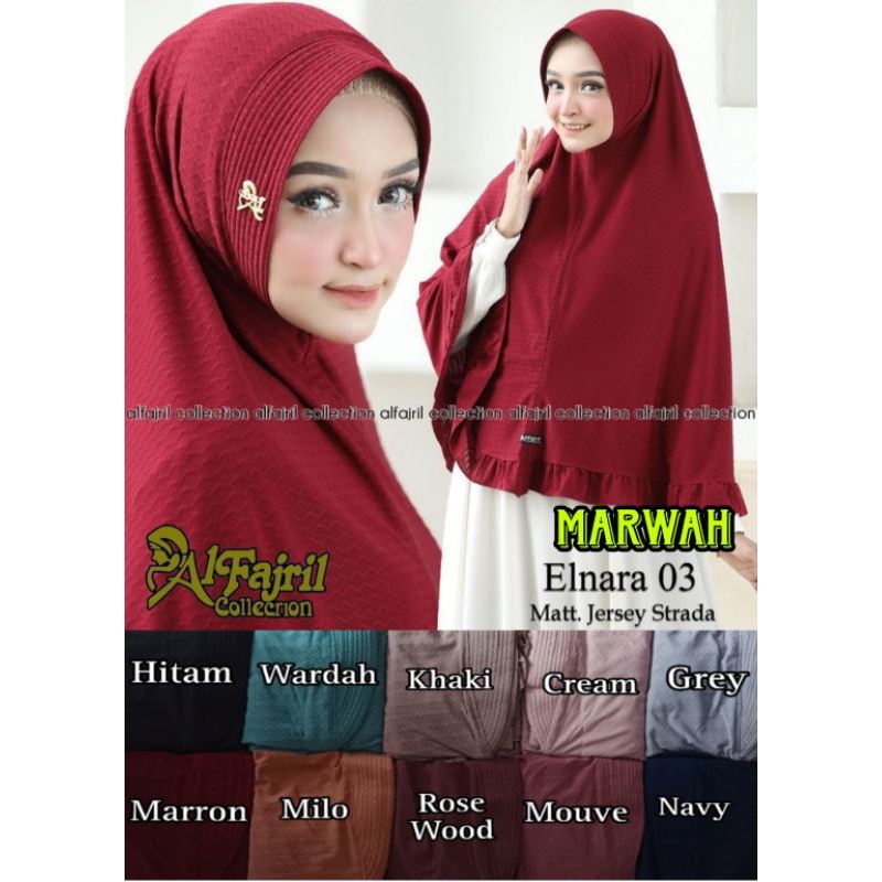 Hijab elnara03 jilbab elnara alfajril elnara03 alfajril hijab jumbo jilbab jumbo original alfajril e