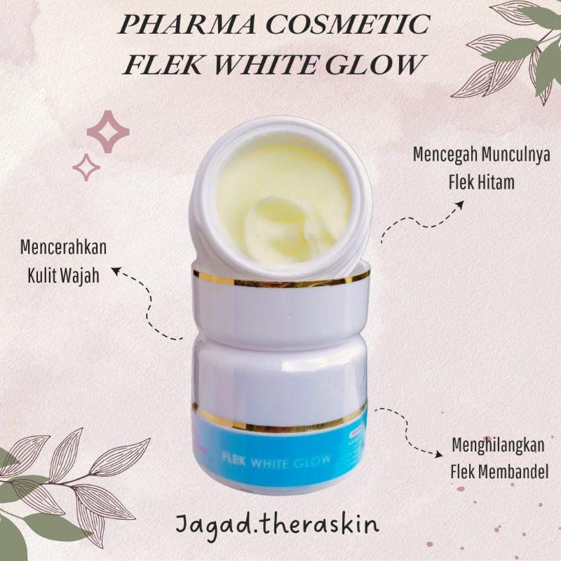 CREAM MALAM FLEK WHITE GLOW AZKA BEAUTY GLOW SKINCARE/ CREAM MALAM FLEK / CREAM PEMUTIH WAJAH
