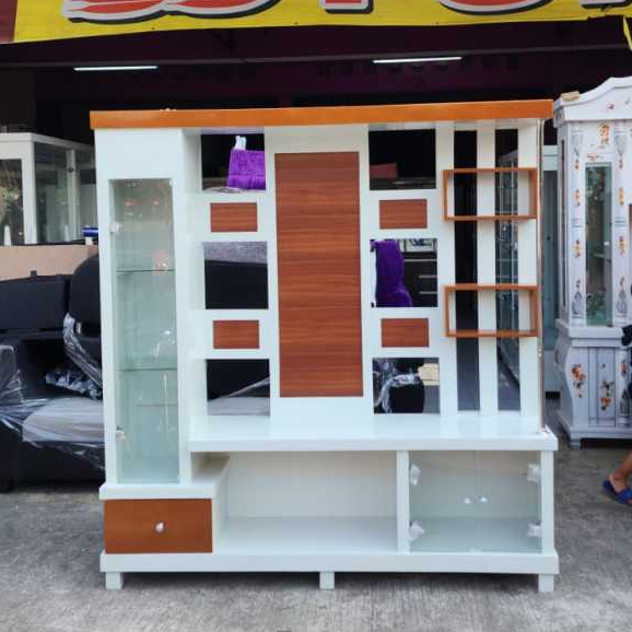 Bufet TV / Rak TV / Meja TV PVC Kaca Polos