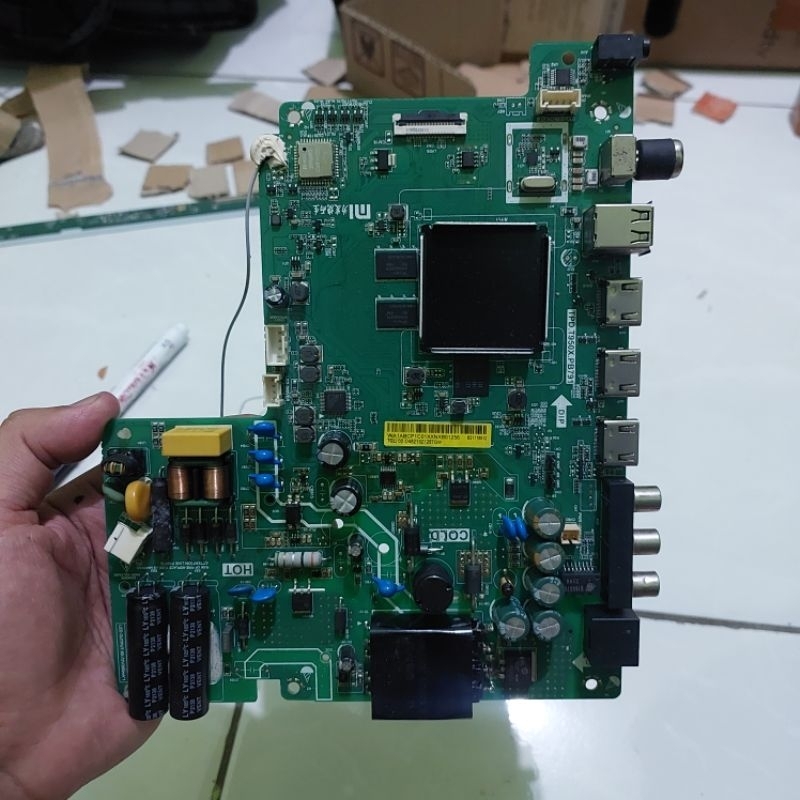 MB - MAINBOARD TV LED XIAOMI MI L32M5AN - 32M5-AN - L 32M5AN - L32M5AN SOKET KECIL