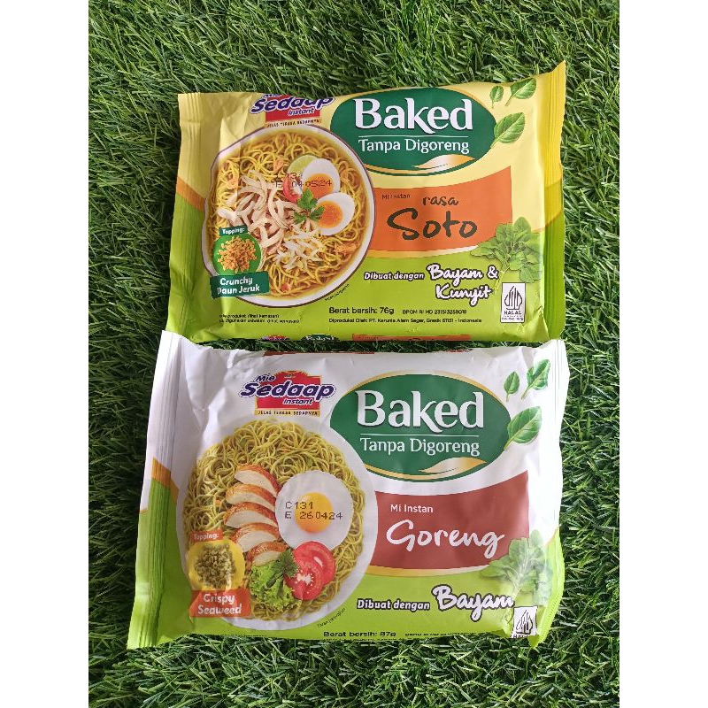 

mie sedap baked