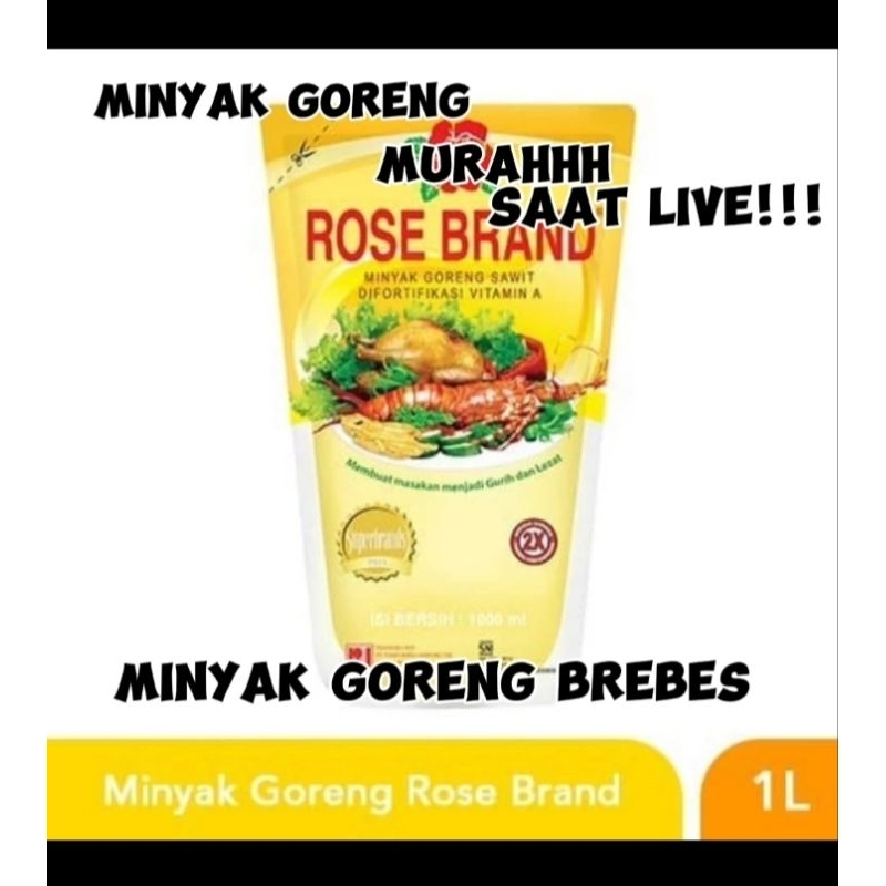 

Ny minyak goreng rose brand 1 liter live