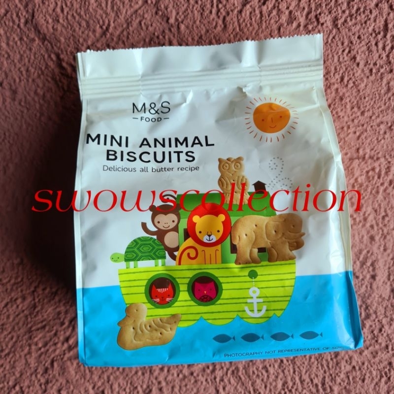 

M&S MARK MARKS & AND SPENCER ALL BUTTER MINI ANIMAL BISCUITS BISCUIT BISKUIT