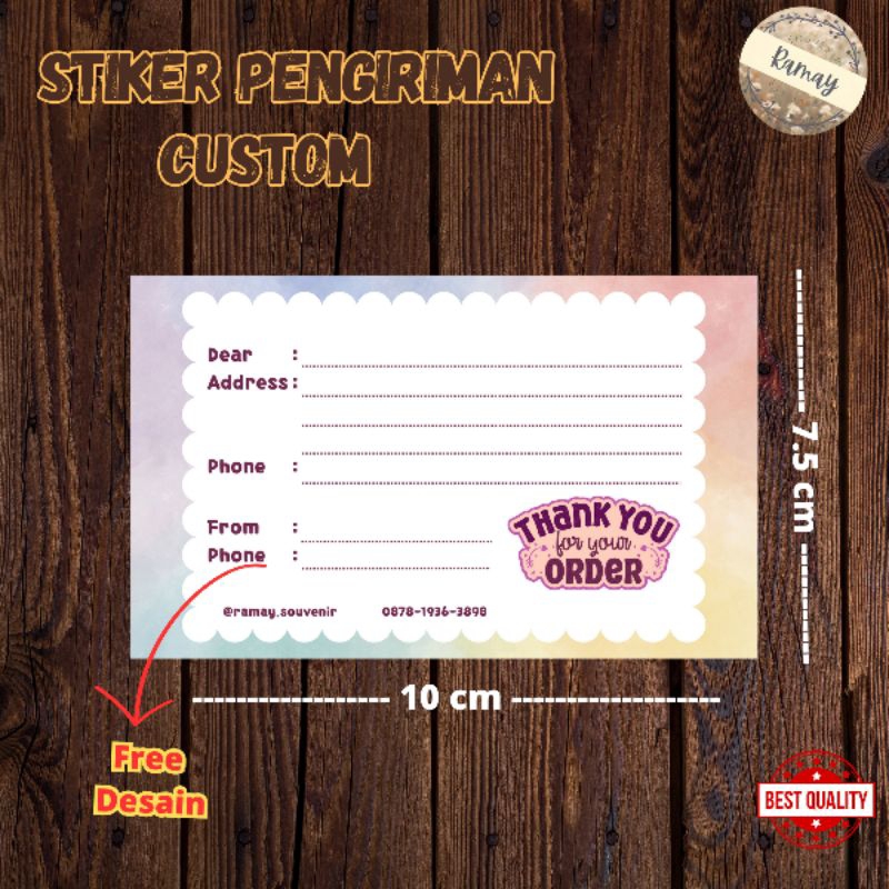 

STIKER LABEL PENGIRIMAN/STIKER PENGIRIMAN MURAH/STIKER OLSHOP/STIKER CROMO TERLARIS