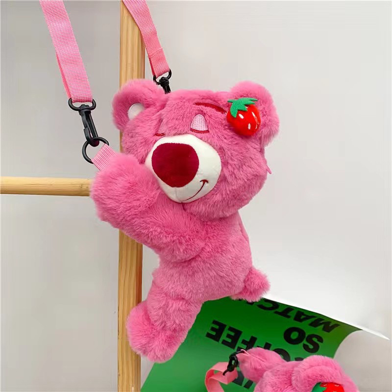Tas Boneka Lotso Selempang / Tas Lotso Sling Bag Karakter Kartun Toy Story