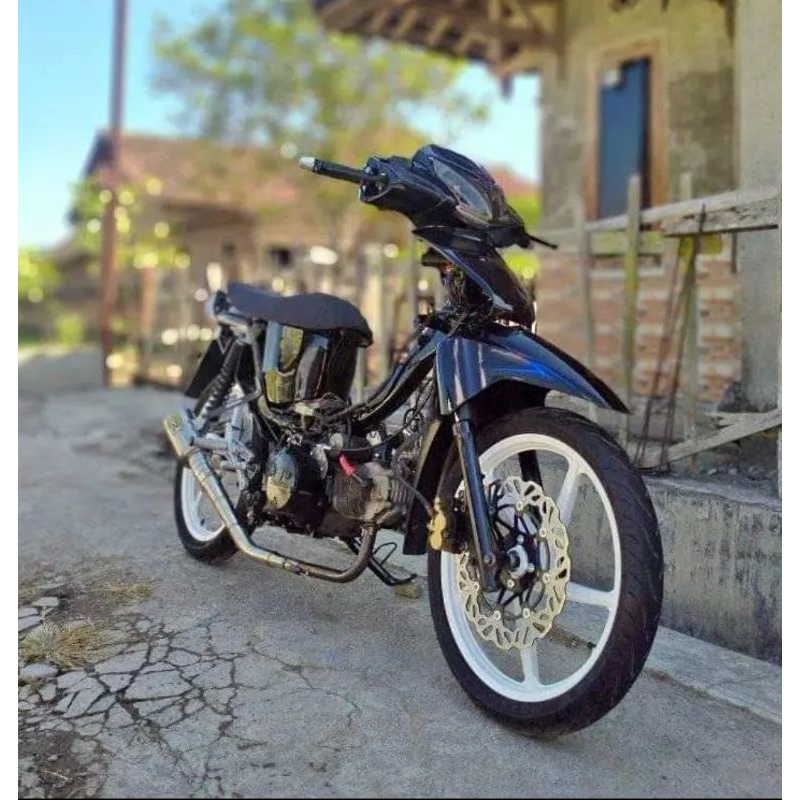 Leher knalpot Supra x 125 Kolong Blade Revo absolute kharisma d50mm