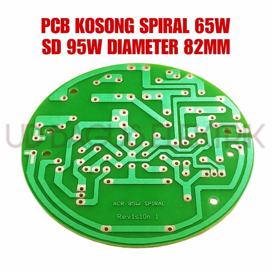 2X PCB MESIN LAMPU SPIRAL ACR 85W DIAMETER 82MM BISA UNTUK 65W SD 95W
