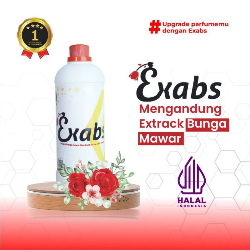 EXABS (Pelarut Parfum) Extract Mawar Edition