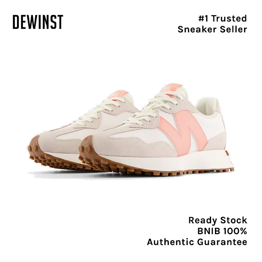 New Balance 327 Pink White Gum Womens