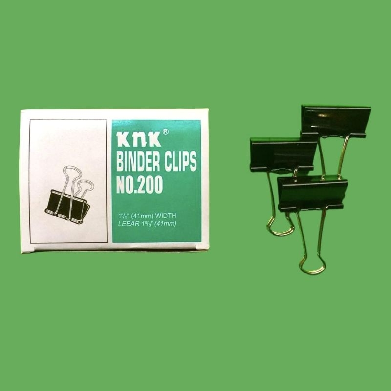 

BINDER CLIP KNK 200 HITAM