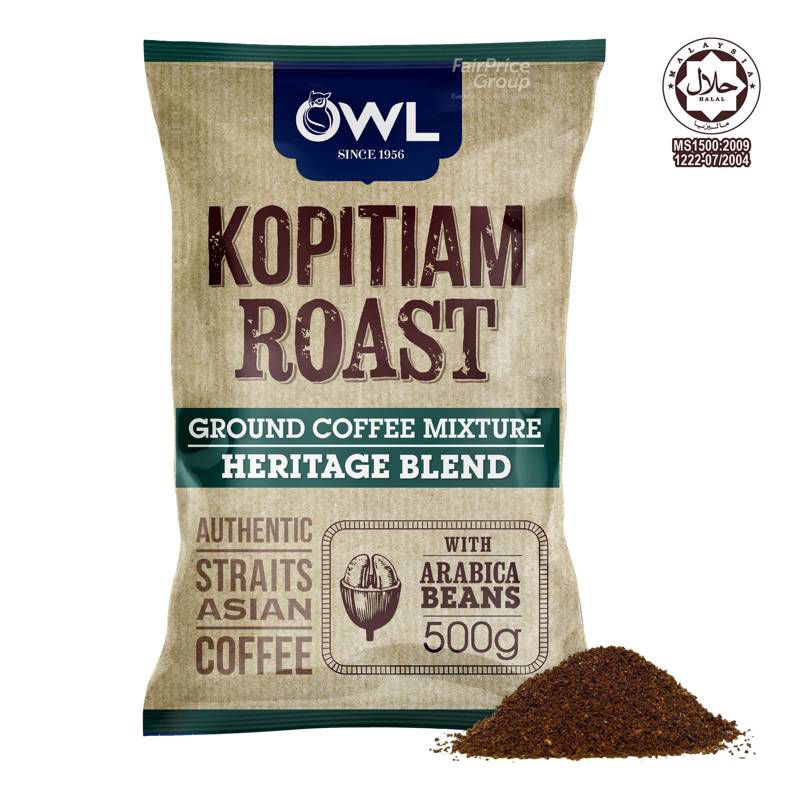 

KOPI WUENAK e! Kopitiam Roast & Ground Coffee Powder - Heritage Blend 500g