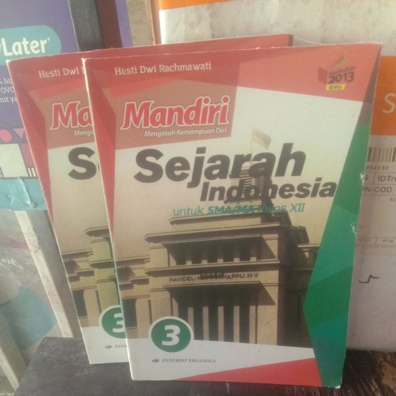 BUKU MANDIRI SEJARAH INDONESIA UNTUK SMA KELAS 12 PENERBIT ERLANGGA