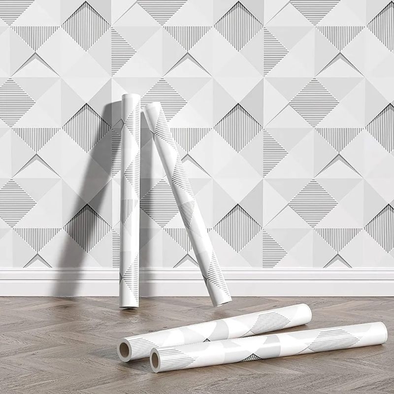 New Wallpaper Dinding Kamar Tidur Motif 3D super Mewah Clasic