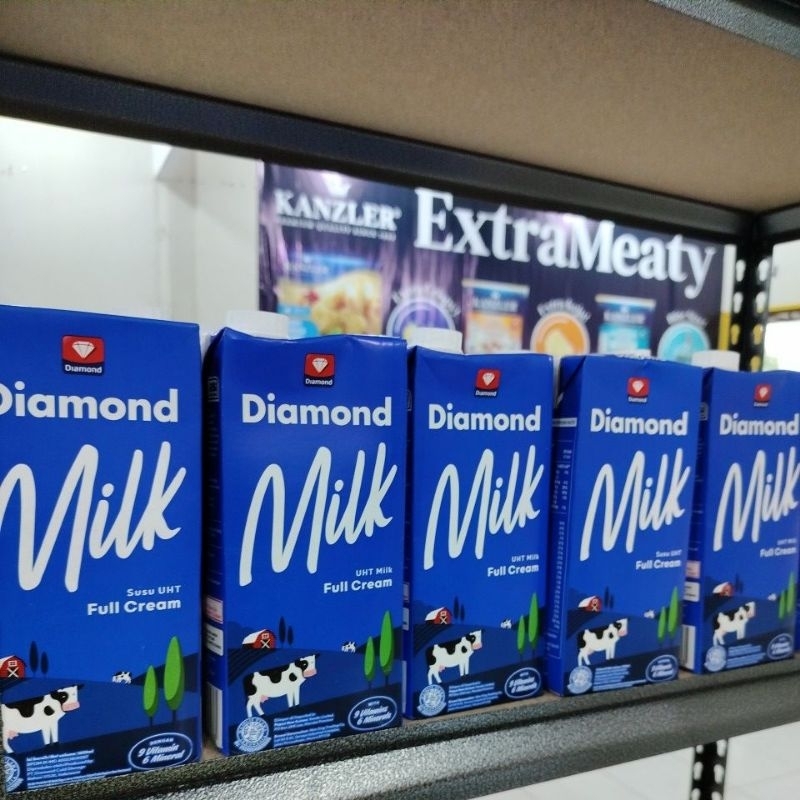

Susu UHT Full Cream Diamond 1liter