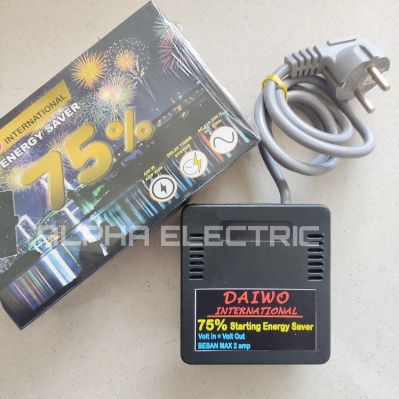 SOFT START INTERNATIONAL 2A 70% ORIGINAL / AUTO START DAIWO INTERNATIONAL / PENGHEMAT DAYA LISTRIK A