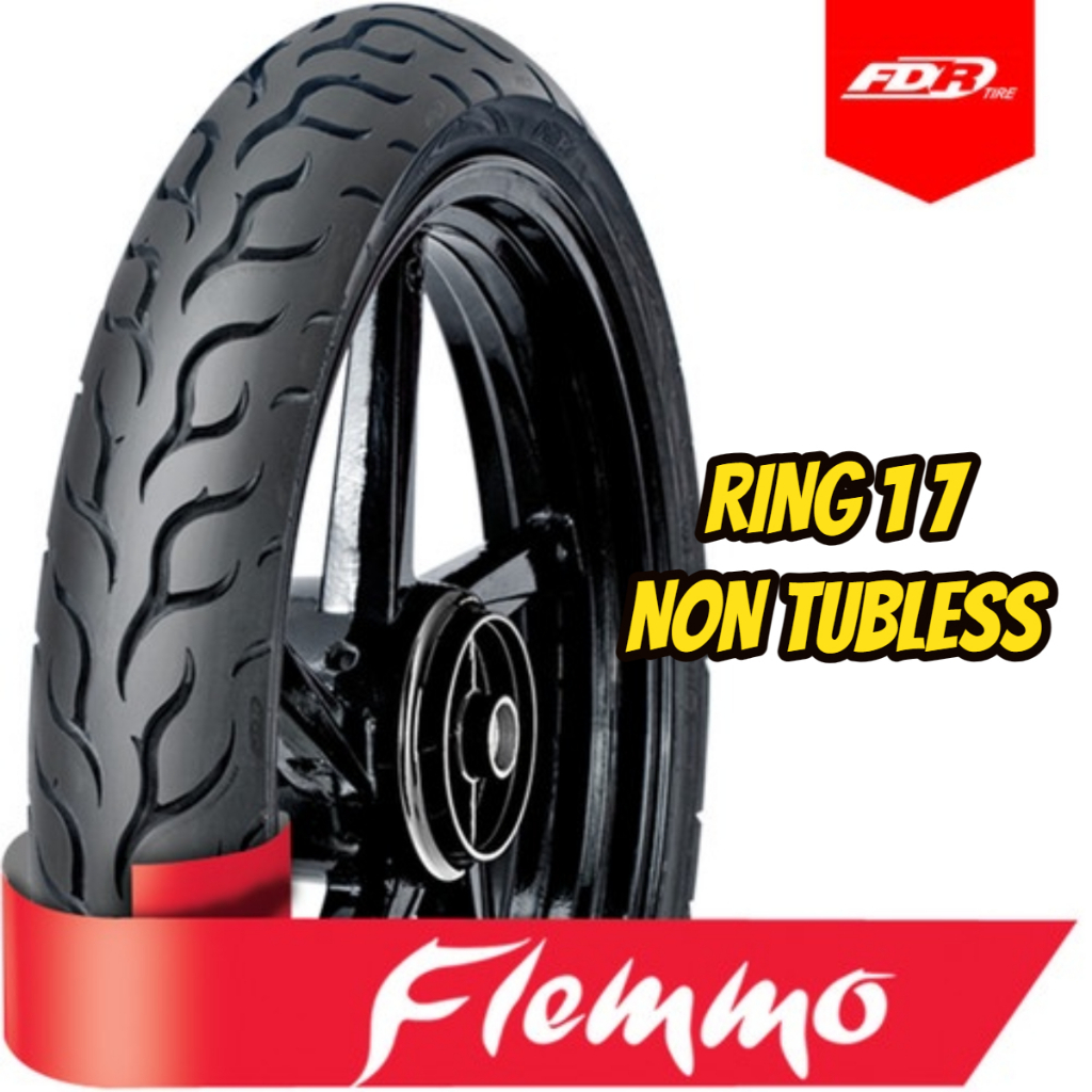 BAN LUAR FDR FLEMMO NON TUBLESS RING 17 || BAN LUAR MOTOR RING 17 FDR FLEMMO NON TUBLESS