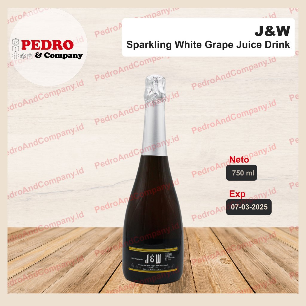 

J&W sparking white grape juice 750 ml - jus putih berkarbonasi