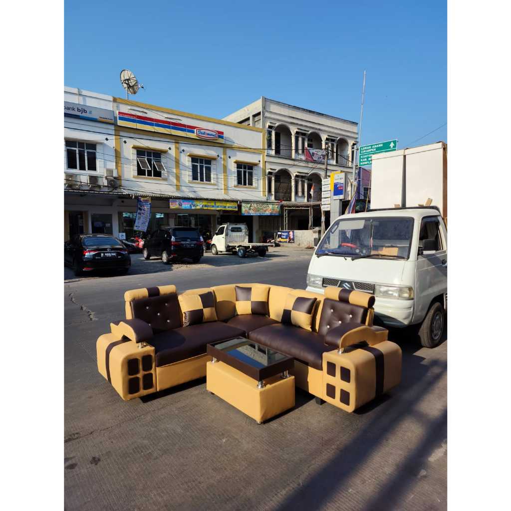 sofa l sudut minimalis / sofa l sudut
