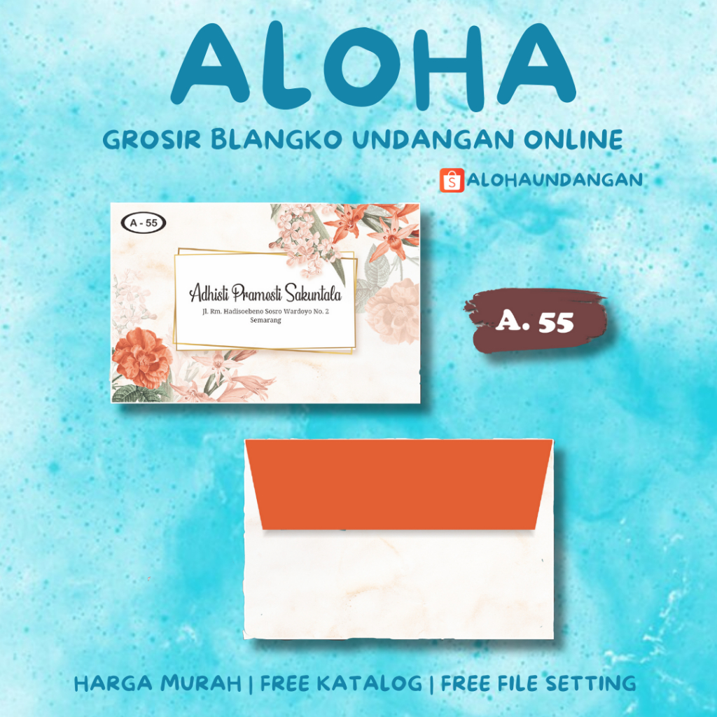 

AMPLOP KONDANGAN NIKAH FALAH A 55 50 PCS UKURAN KECIL | Aloha Undangan