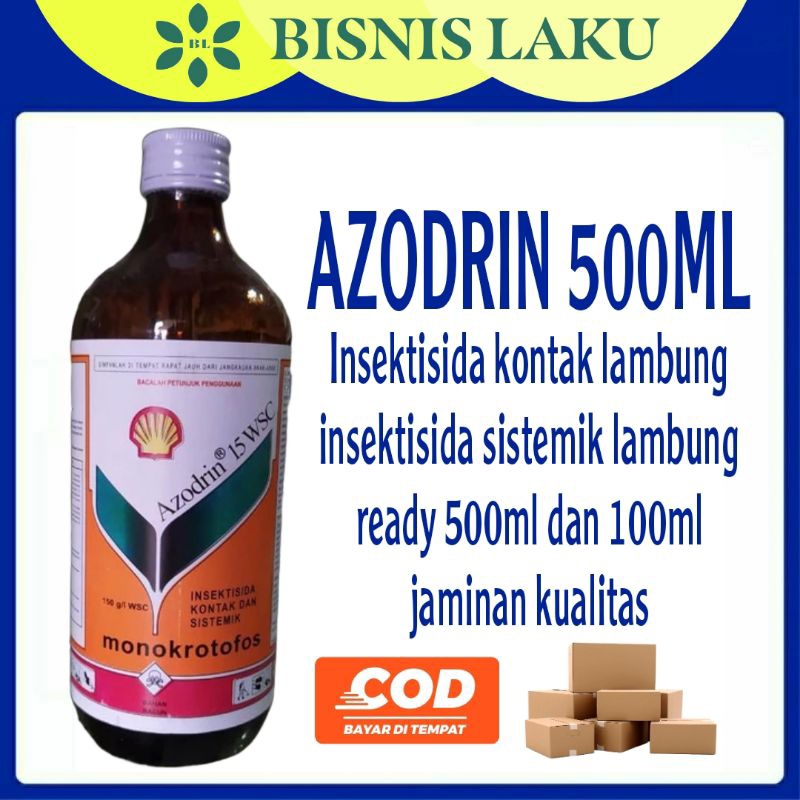 Azodrin 500 ml/ Asodrin 500ml- Insektisida Kontak dan Sistemik Lambung