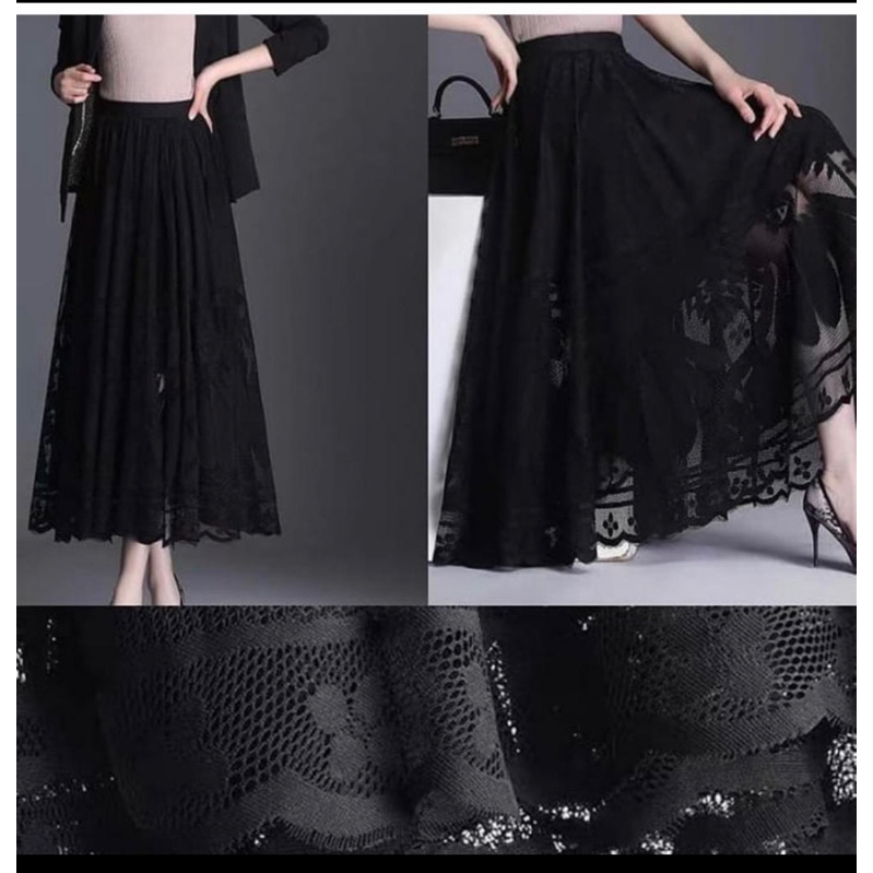 Rok Panjang Brukat import PREMIUM