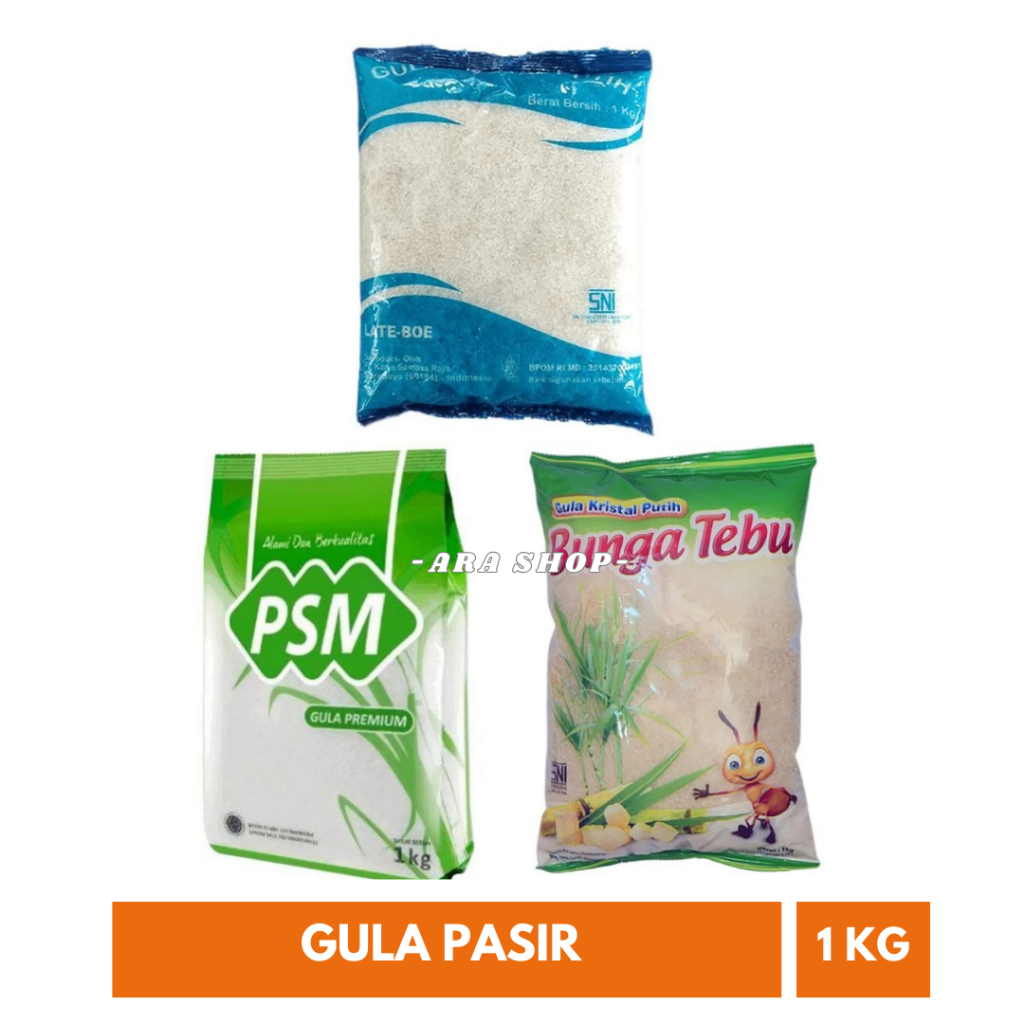 

GULA PASIR 1 KG KEMASAN