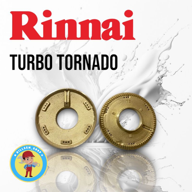Burner Rinnai Kompor Gas TURBO TORNADO RI 712 TG/ RI 511 T / RI 712 T
