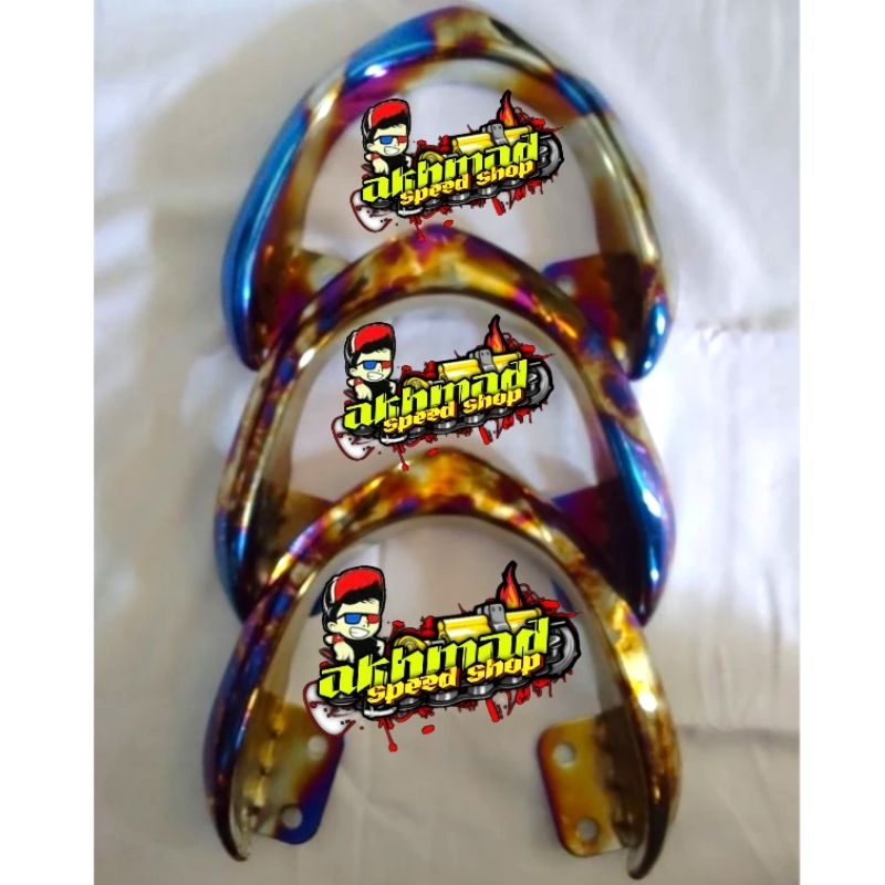 Behel Beat Karbu Model Original Two tone Asli Bakaran Thailand Stainless Tebal Berkualitas