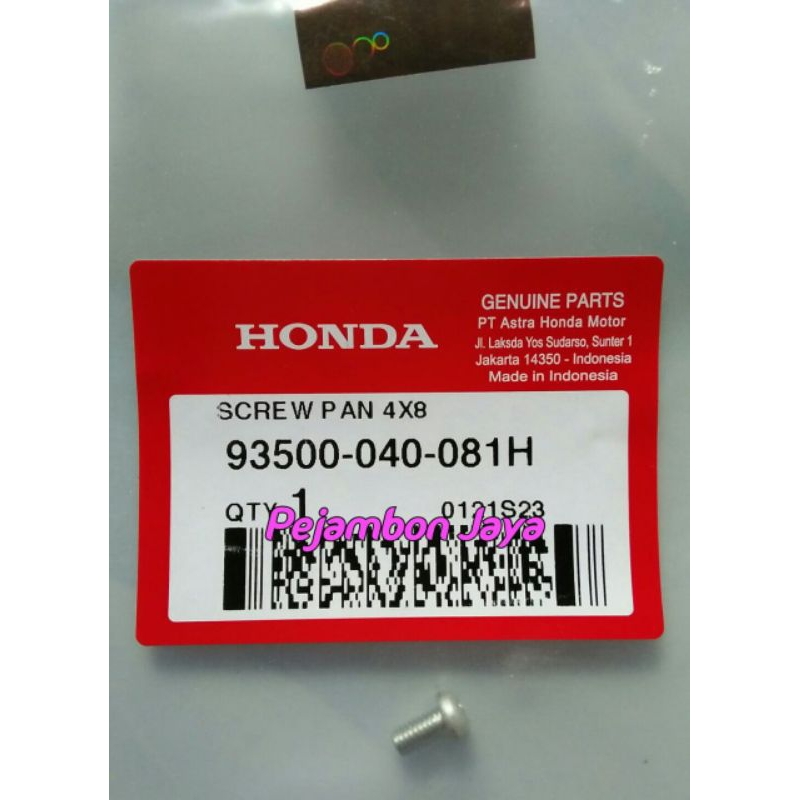 93500040081H SCREW PAN 4X8