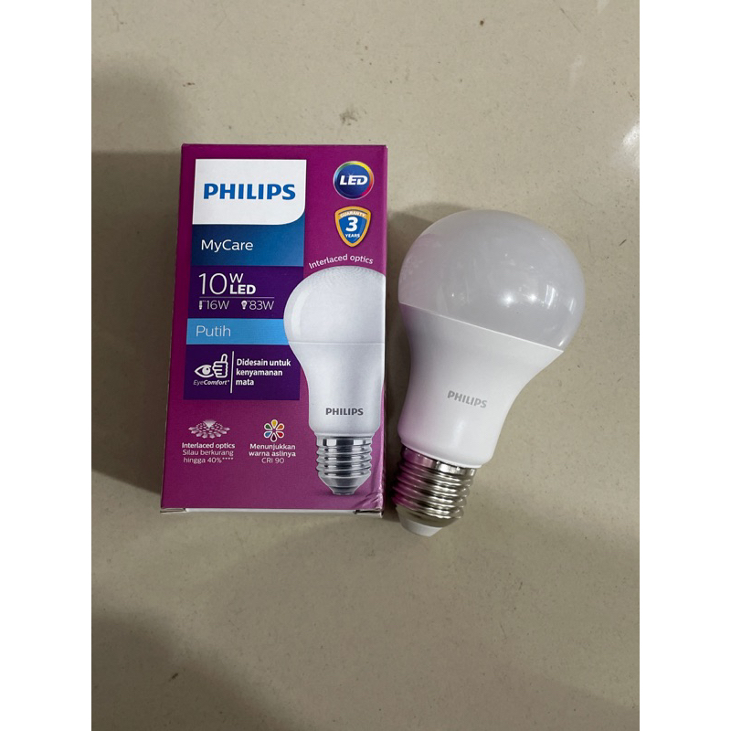 lampu philips led 10w