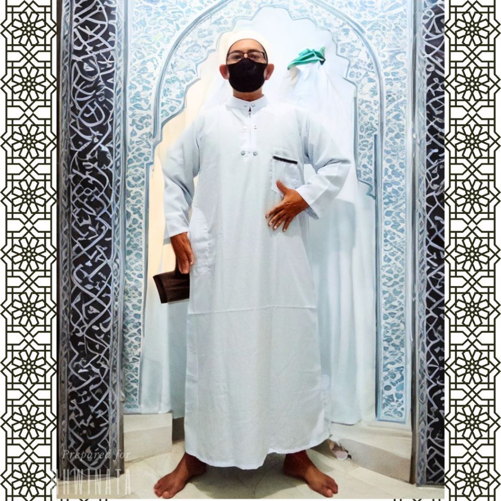 Jubah Pria Dewasa Jubah Pria Remaja Lengan Panjang  Gamis Pria Jubah Pria