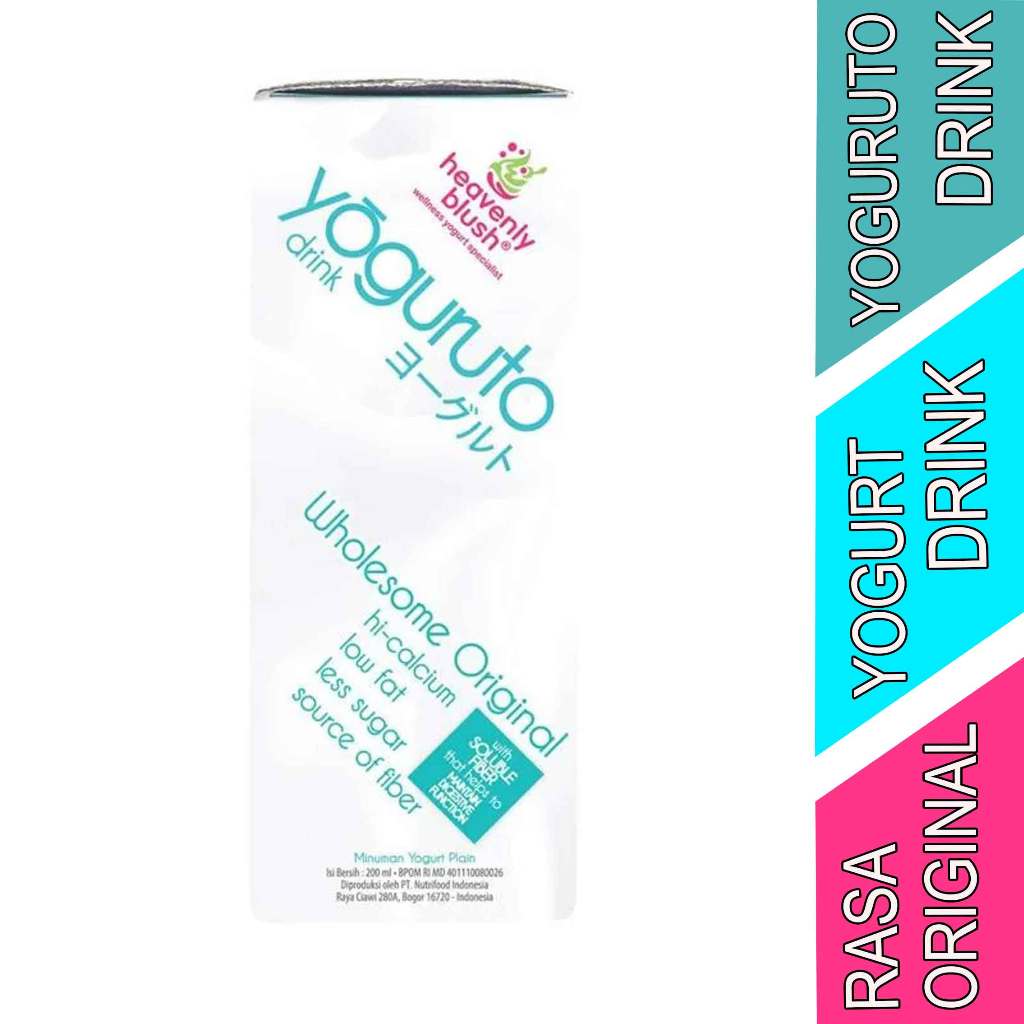 

Minuman Yogurt Rasa Original - Yoguruto - Yogurt Drink - 200ml