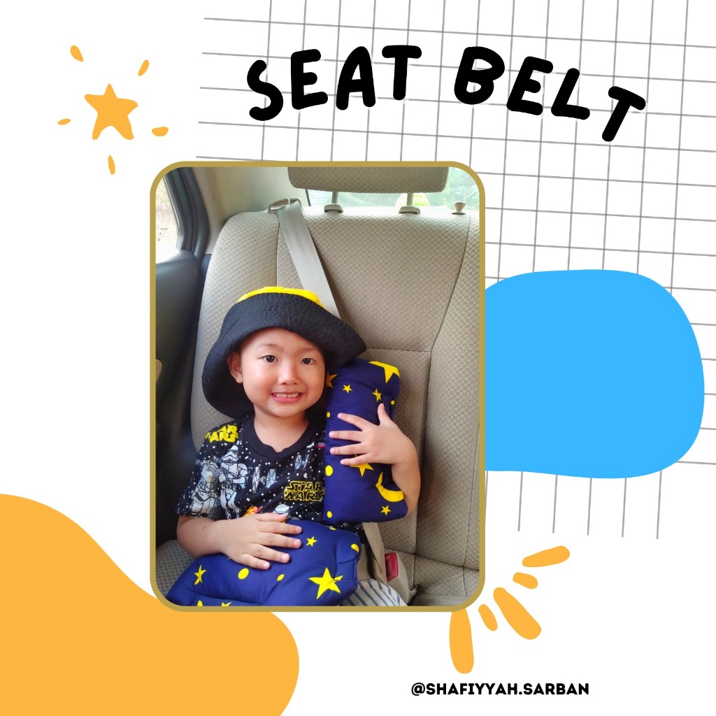 Kids Safety Car Seat Belt/Kids Sabuk Pengaman Segitiga Penahan Mobil Anak Shafiyyah.sarban