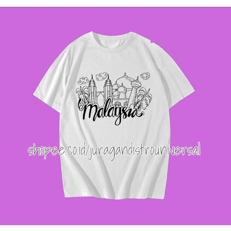 Kaos souvenir malaysia Kaos negara malaysia 8989