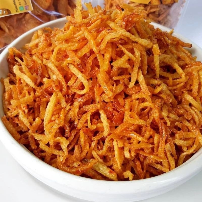 

kentang mustofa / balado kentang / snack kentang / keripik kentang 250gr box 650 ml