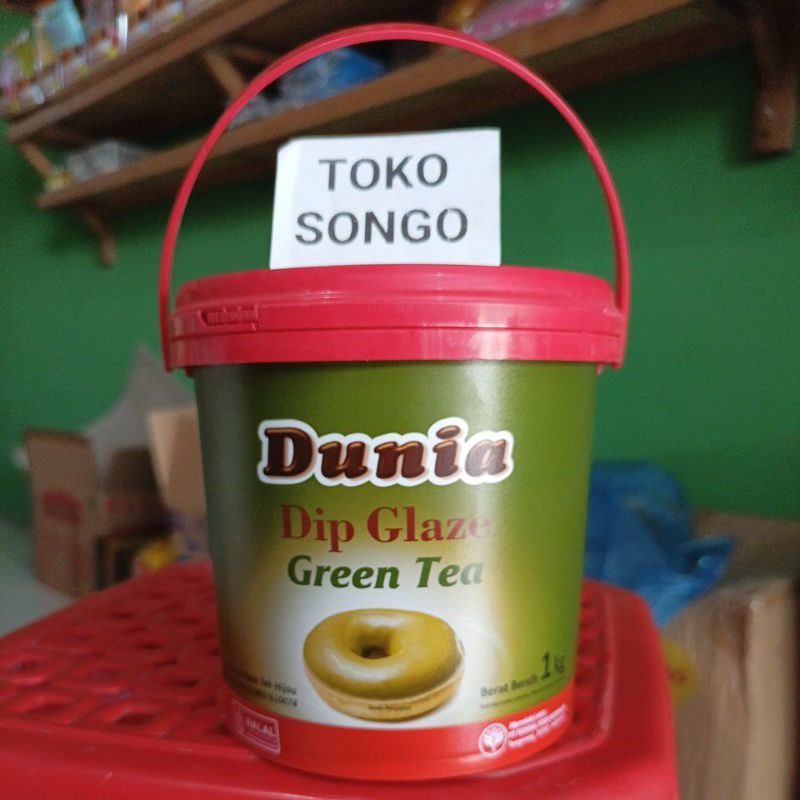 

Dunia Dip Glaze Green Tea kemasan 1 kg/Glaze Dunia Green Tea kemasan 1 kg