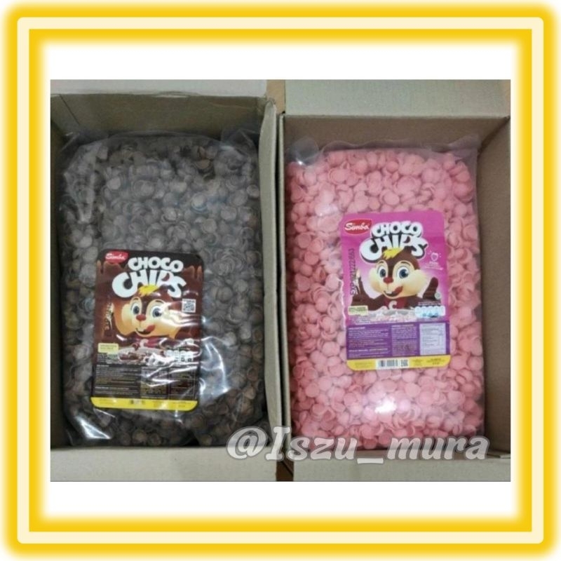 

CEREAL SIMBA CHOCO CHIPS 1ball 950gr strawberry|| coklat